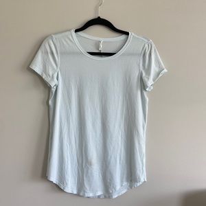 baby blue t-shirt